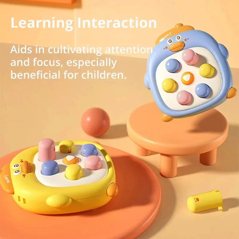 New Palm Duckling Whack-a-mole Relief Toy Baby Press Press Happy Cute Parent-child Interactive Educational Toy