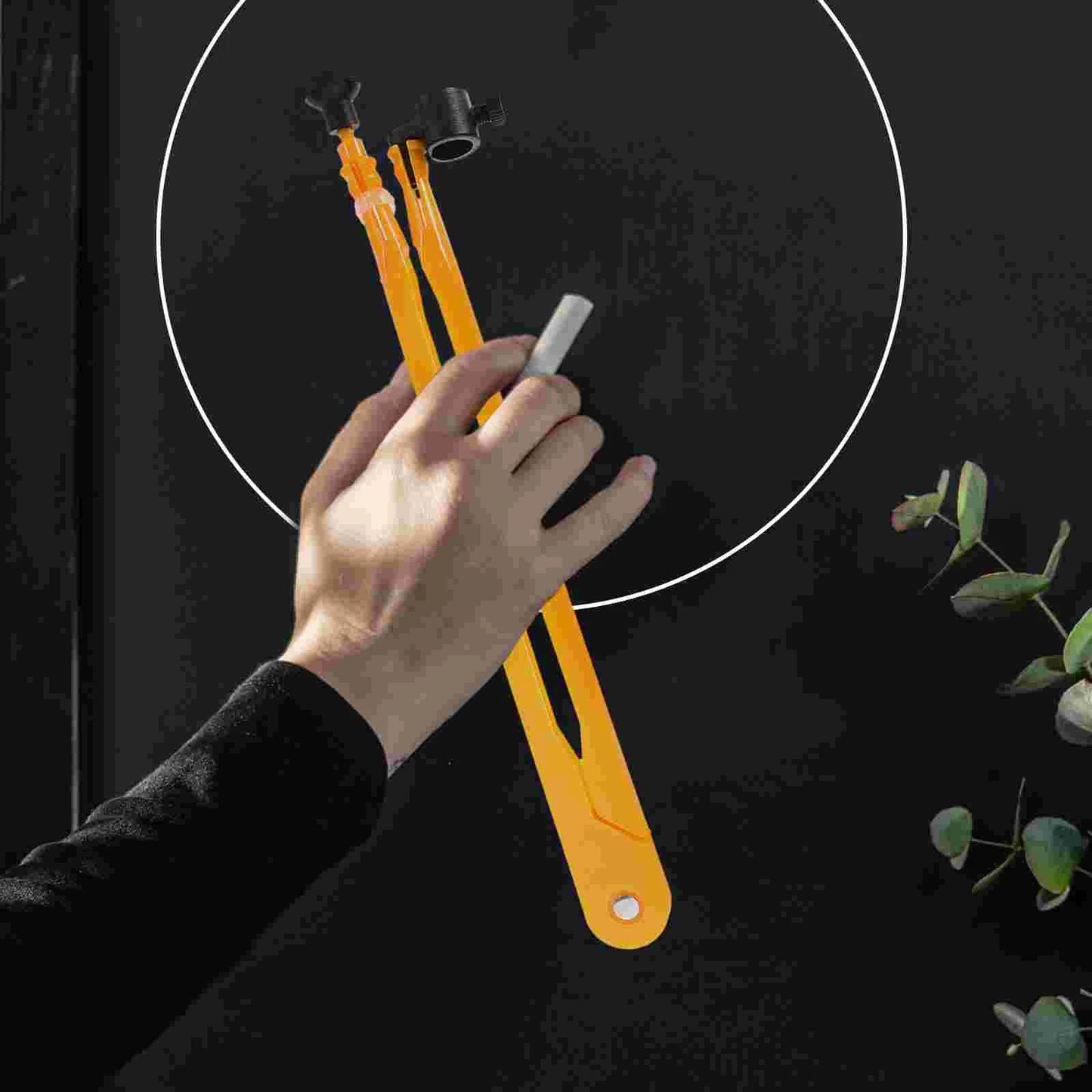 Teaching Compass Plastic Whiteboard Compass Drawing Math Geometry Tool Large Circle Teacher Aids