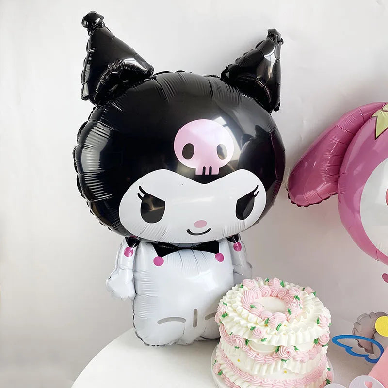 1PC Cute Anime Party Decoration Balloons Sanrio Kulomi Melody Theme Foil Ball for Girls Adults Kawaii Birthday Party Ballons
