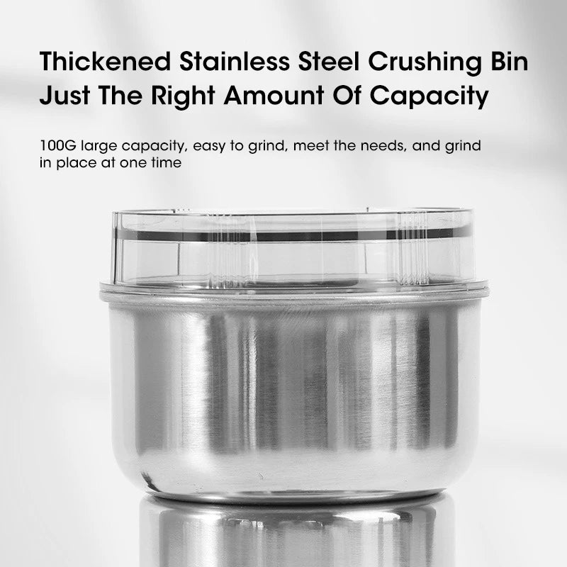 Stainless Steel Electric Coffee Bean Grinder Nut Seed Herb Grind Spice Crusher Mill Blender With 4 BladesStainless Steel Electri