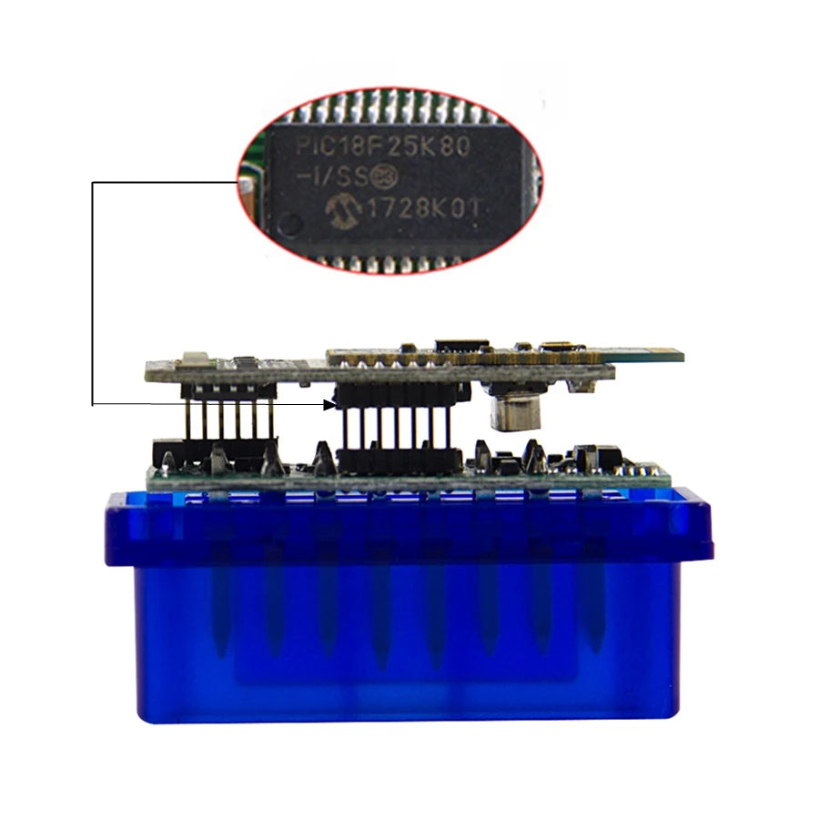 Best Quality Hardware V1.5 PIC18F25K80 Chip ELM327 BT 1.5 Works Android Windows Diagnosis Scan Tool ELM 327 V1.5 2PCB Dula Layer