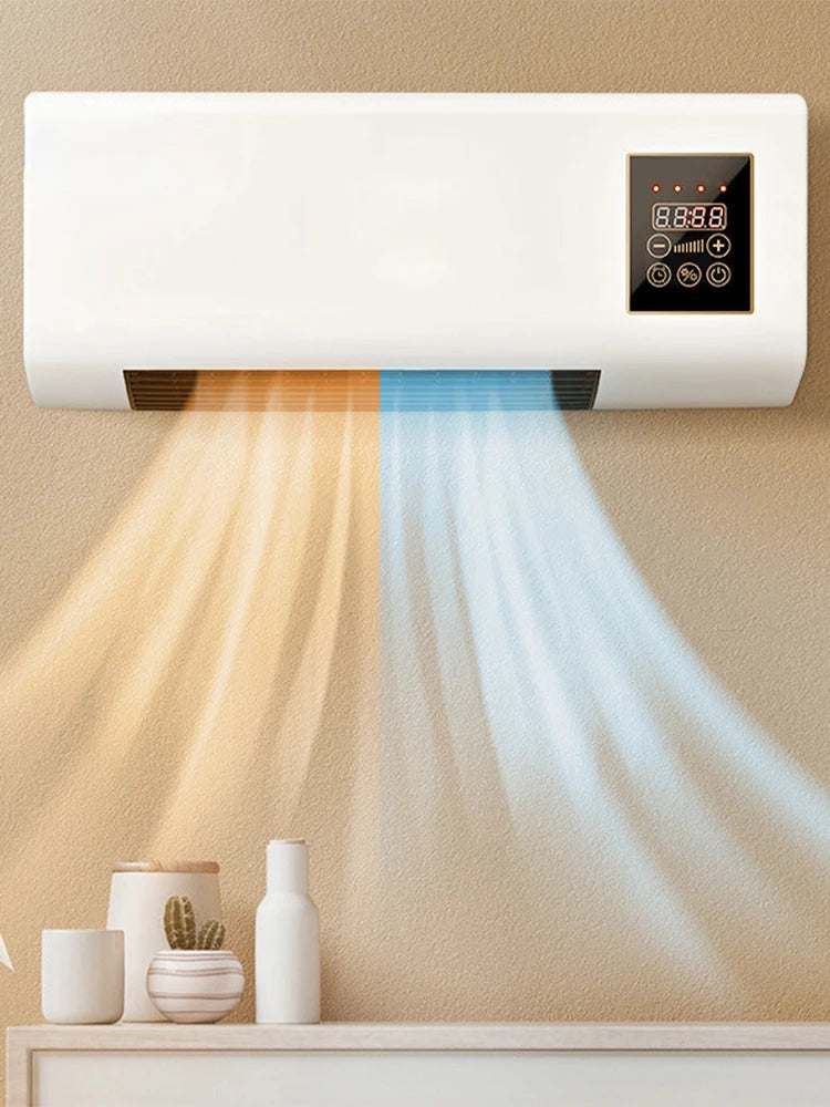 2-in-1 Air Conditioner Heater Smart Constant Temperature Wall Mounted Electric Heater Air Conditioner 1800W Mini Air Conditioner