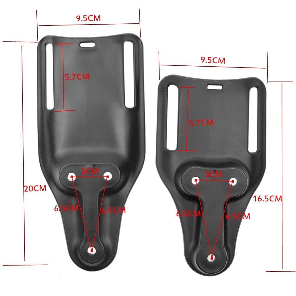 Tactical Quick Locking Fork System Kit QLS 19 22 Gun Holster Adapter Drop Leg Strap Waist Belt Loop Paddle Hunting Equipment