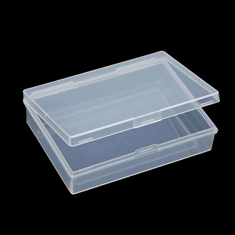 Plastic Box Playing Cards Container PP Storage Case Packing Poker Box Transparent Desktop Tape Stickers Box Art Tool Case