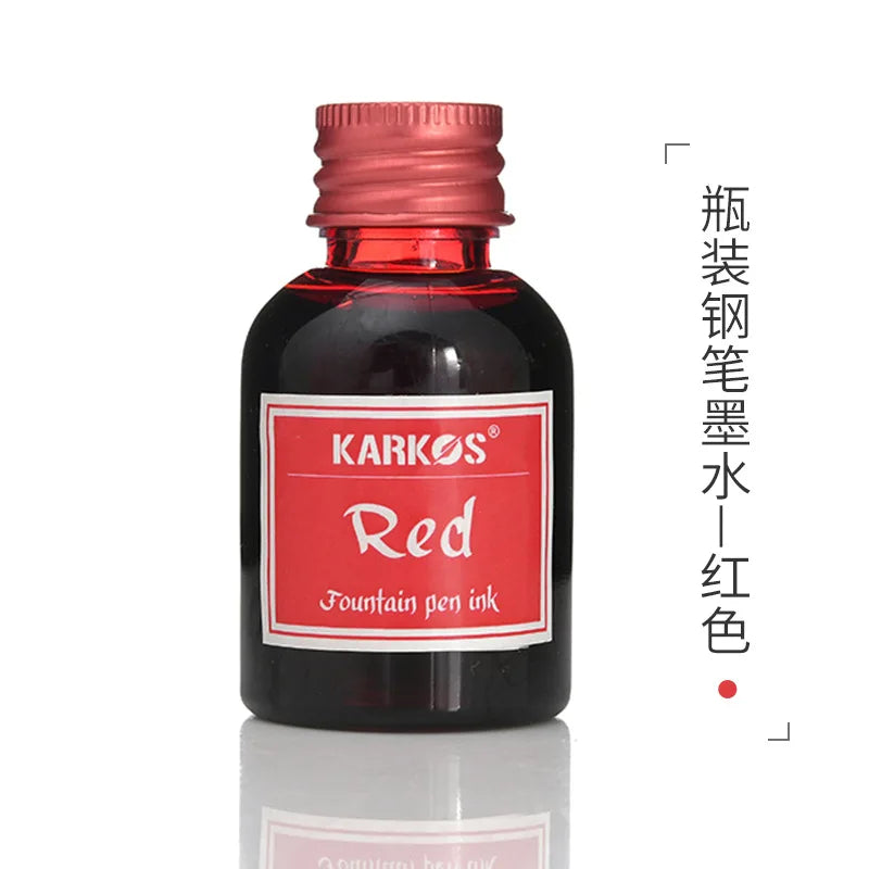 Fountain Pen Ink Bottle 30 ml / Ink-Sac Set, Water Soluble Colorful Replaceable Refill Office School Supplies Student Stationery