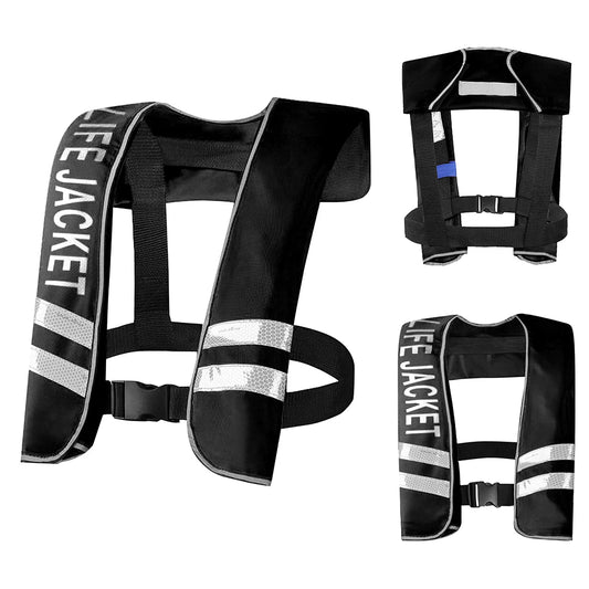 Automatic Inflatable Adults Life Jacket Adult Life Vest Safety Float Suit for Kayaking Fishing Surfing Canoeing Survival Jacket