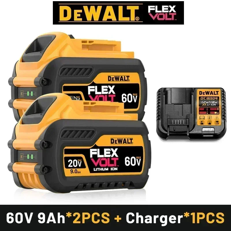 Original DEWALT 20V battery, 6AH, rechargeable lithium-ion battery, DEWALT charger, DCB115, DCB118, DEWALT20V-60V tool battery