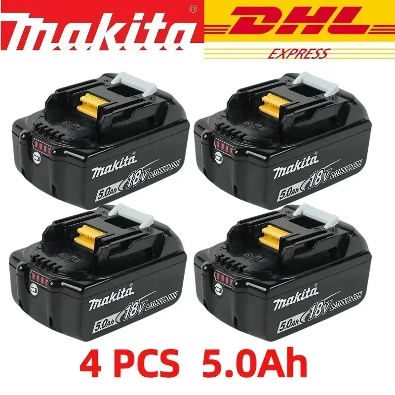 DHL Ship With Charger BL1860 Rechargeable Battery 18V 6.0Ah Lithium Ion for Makita 18v Battery 6Ah BL1850 BL1880 BL1860B LXT400