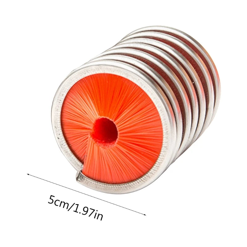 Portable Rope Cleaning Brushes Lightweight Rock Hiking Caving Rope Washing Brushes Outdoor Climbing Tools Accessories 69HD