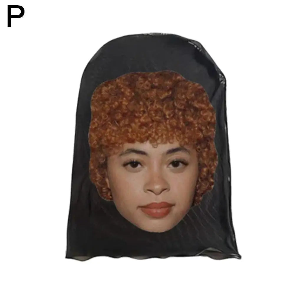 Breathable Mask 3D Printed Elastic Mesh Full Face Mask For Men Women Cosplay Headwear Funny Fashion Balaclava Hood Hat Props
