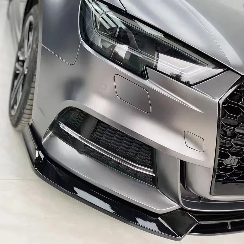 Car Front Bumper Lip for Audi A3 8V S3 S-Line 2017 2018 2019 2020 Front Bumper Lip Chin Spoiler Splitter Deflector Cover Guard