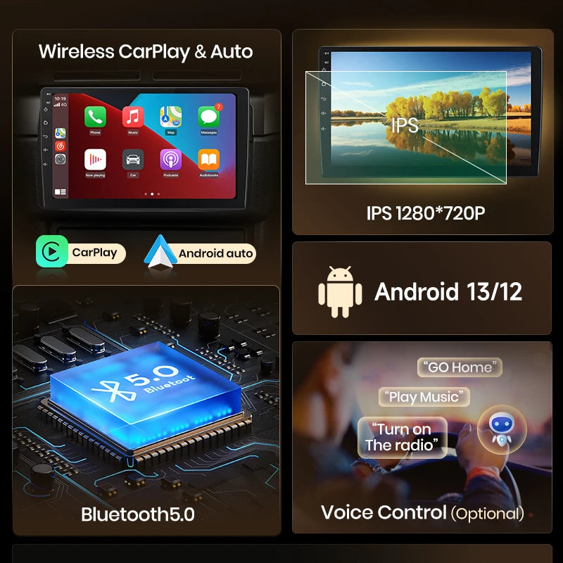 Junsun V1 AI Voice Wireless CarPlay Android Auto Radio for KIA CEED JD Cee'd 2012-2018 4G Car Multimedia GPS 2din autoradio