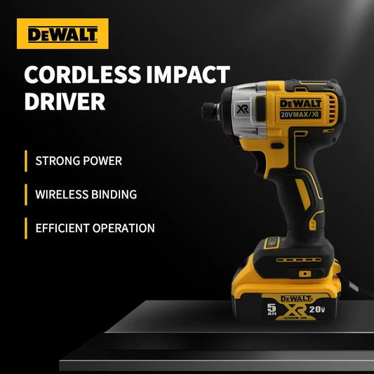DEWALT DCD887 205N.m Brushless Impact Driver 1/4 In High Torque Cordless Electric Impact Drill 20V Rechargeable Power Tools