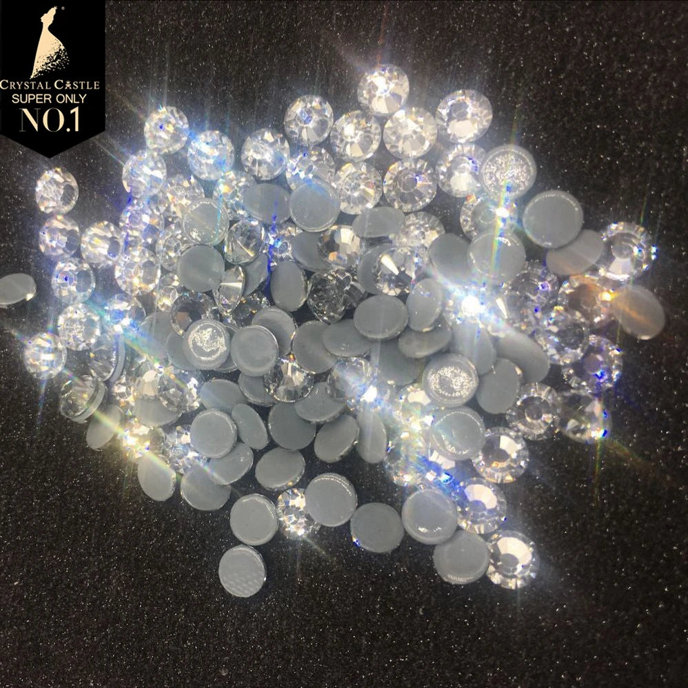 Crafts Crystal Stones 3D Nail Art Glitter Clothing Flatback Diamond Diy Dresses Gems Clear Strass Hotfix Rhinestones For Clothes