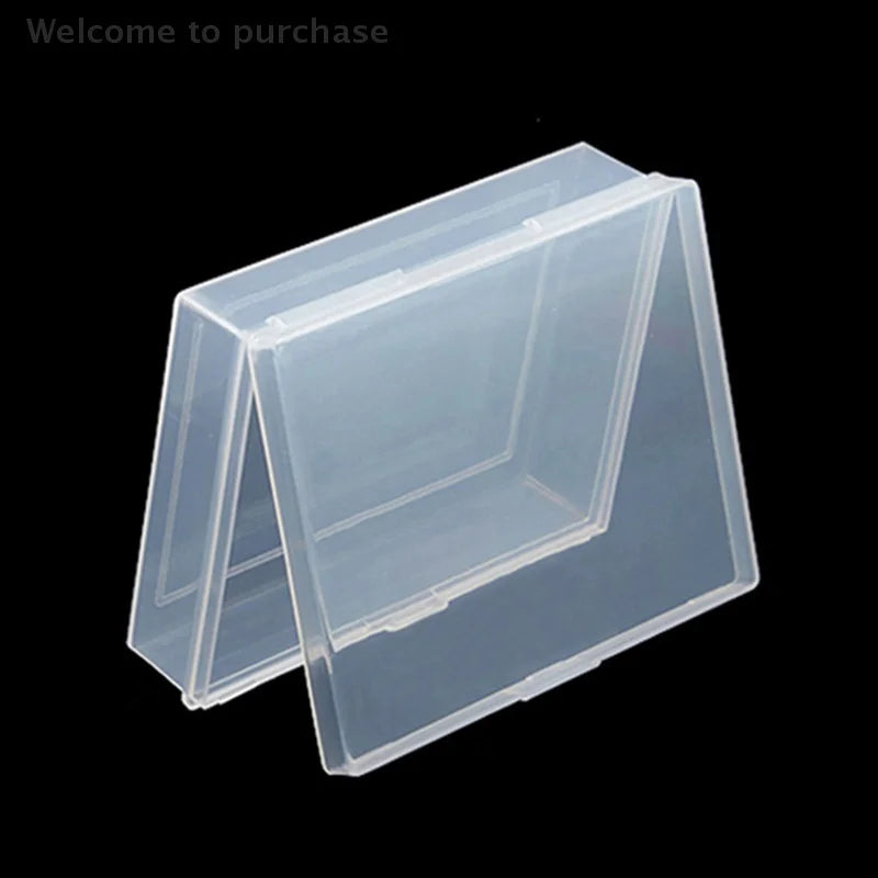 Plastic Box Playing Cards Container PP Storage Case Packing Poker Box Transparent Desktop Tape Stickers Box Art Tool Case