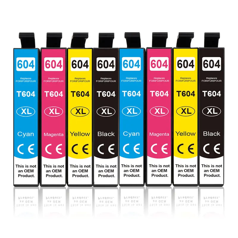 604 Ink Cartridge FULL For Epson T 604XL T604 XL Compatible Cartridges XP 2200 2205 3200 3205 4200 4205 WF 2910 2930 2950Printer