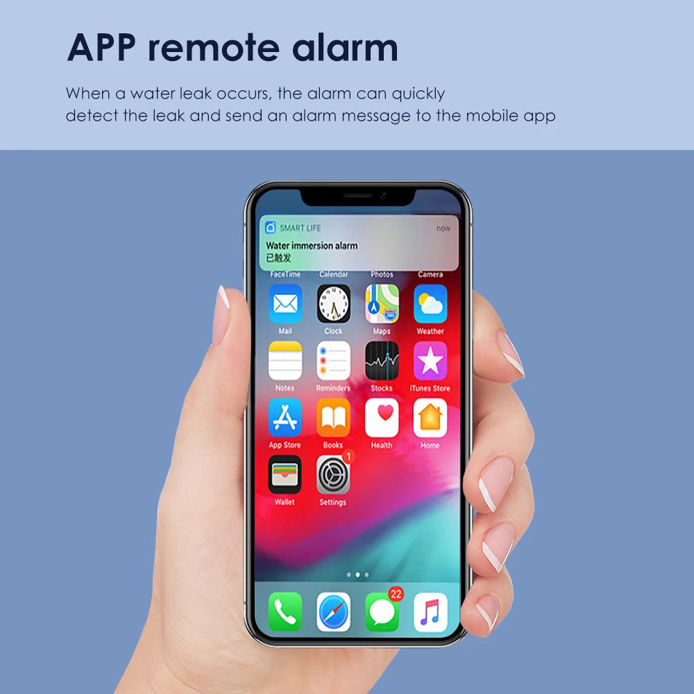 Tuya Smart Zigbee Water Leakage Sensor Flooding Level Detector App Real Time Feedback Home Automation Support Alexa Google