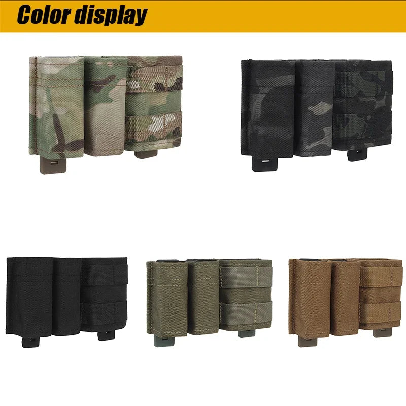 Outdoor Sport Pouch 5.56+9MM MOLLE Hunting Bag with KYWI Wedge Insert Hunting Accessories