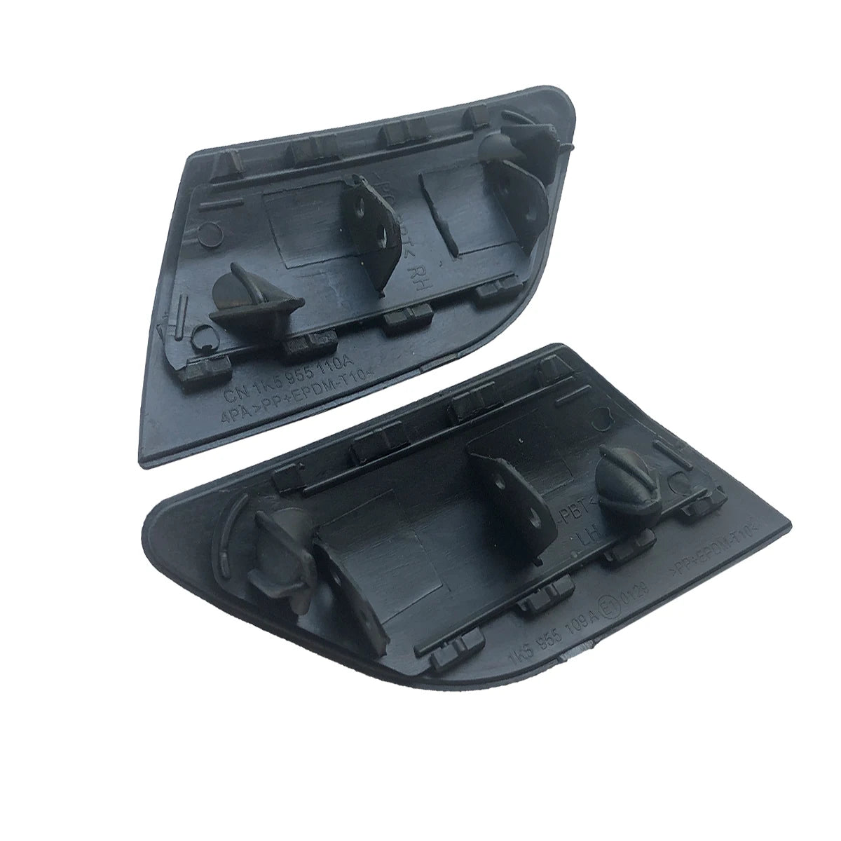 1K5955110A 1K5955109A New 1pc Unprimed Front Bumper Headlight Washer Nozzle Cover Cap For VW Golf MK5 5 GTI Jetta Rabbit Not R32