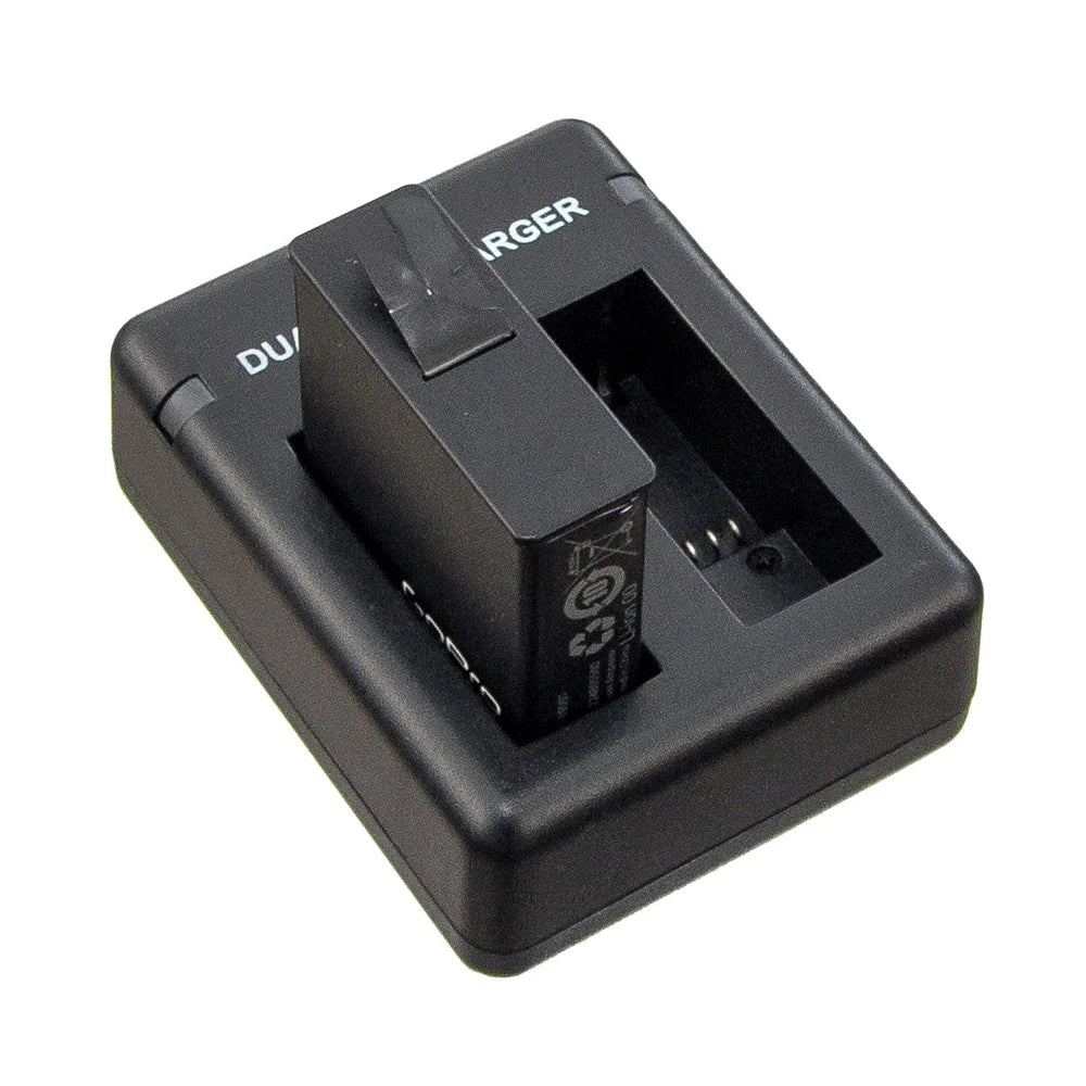 ORBMART Double Dual Port Slot Battery Charger For Go Pro Gopro Hero 8 5 6 7 Black Sport Camera Accessory With Usb Cable Travel