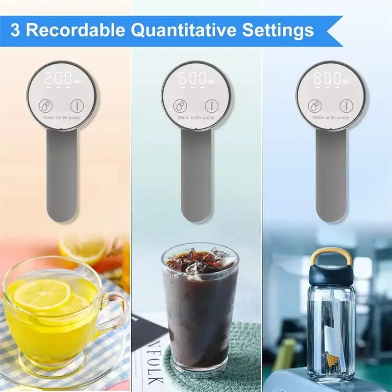 Xiaomi Electric Water Pump USB Charge LED Display Auto Switch Drink Dispenser Charging 1-Click Auto Switch Drink Pump Dispenser