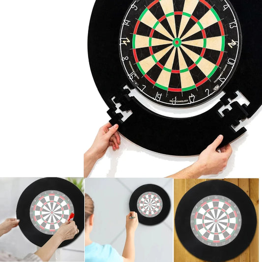 Splicing Dartboard Surround Wall Protector Eva Black Dartboard Wall Elasticity Durable Dart Protective Board Thicken Dart Tool