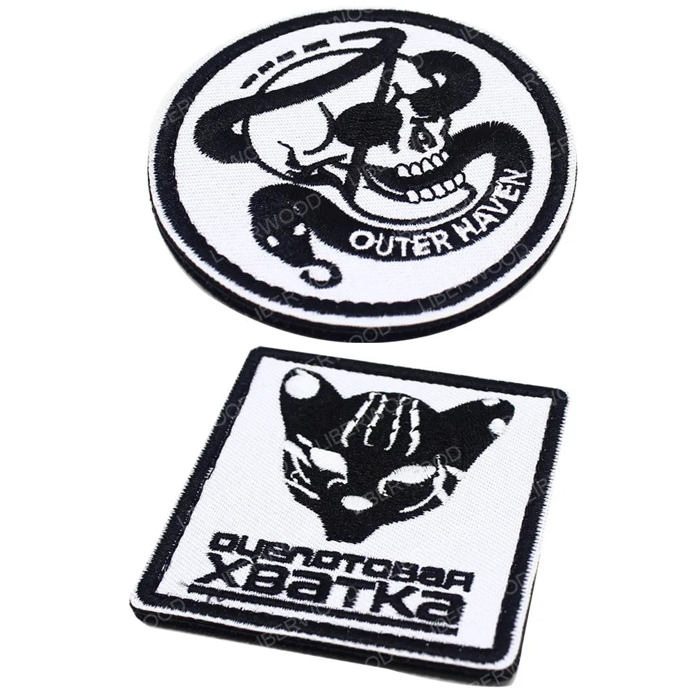 Metal Gear Solid Foxhound Emblem Patch Fox Hound Uniform Sticker Badge Militaria Group Armband Applique