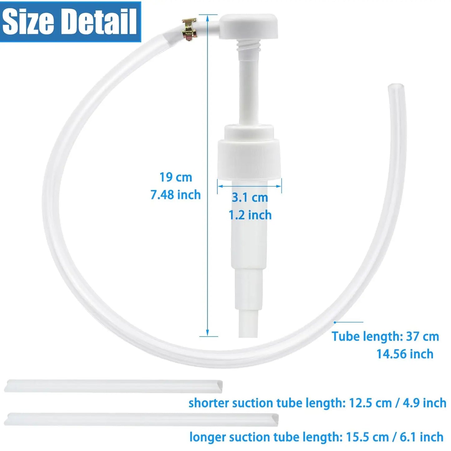 8cc Hand Pump Quart Bottle Fluid Pump Use For Transfer Gear Oil, Transmission and Differential Fluid, 28mm Cap