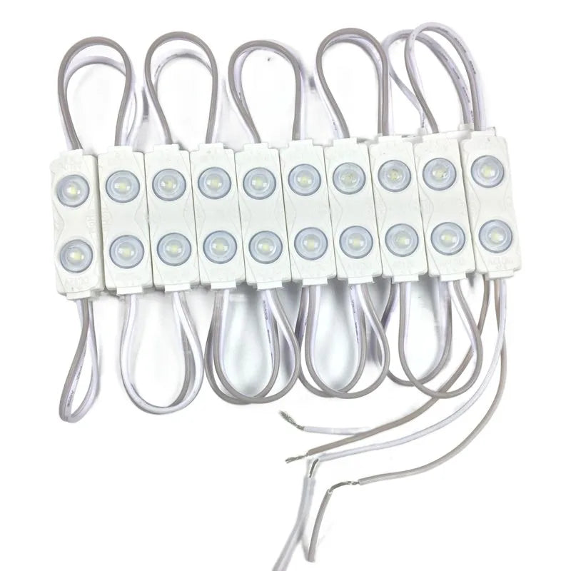 20pcs DC 12V 1.2W 2835 SMD 2 Injection LED Module Cool White Waterproof IP 65 LED Module for Backlight Sign