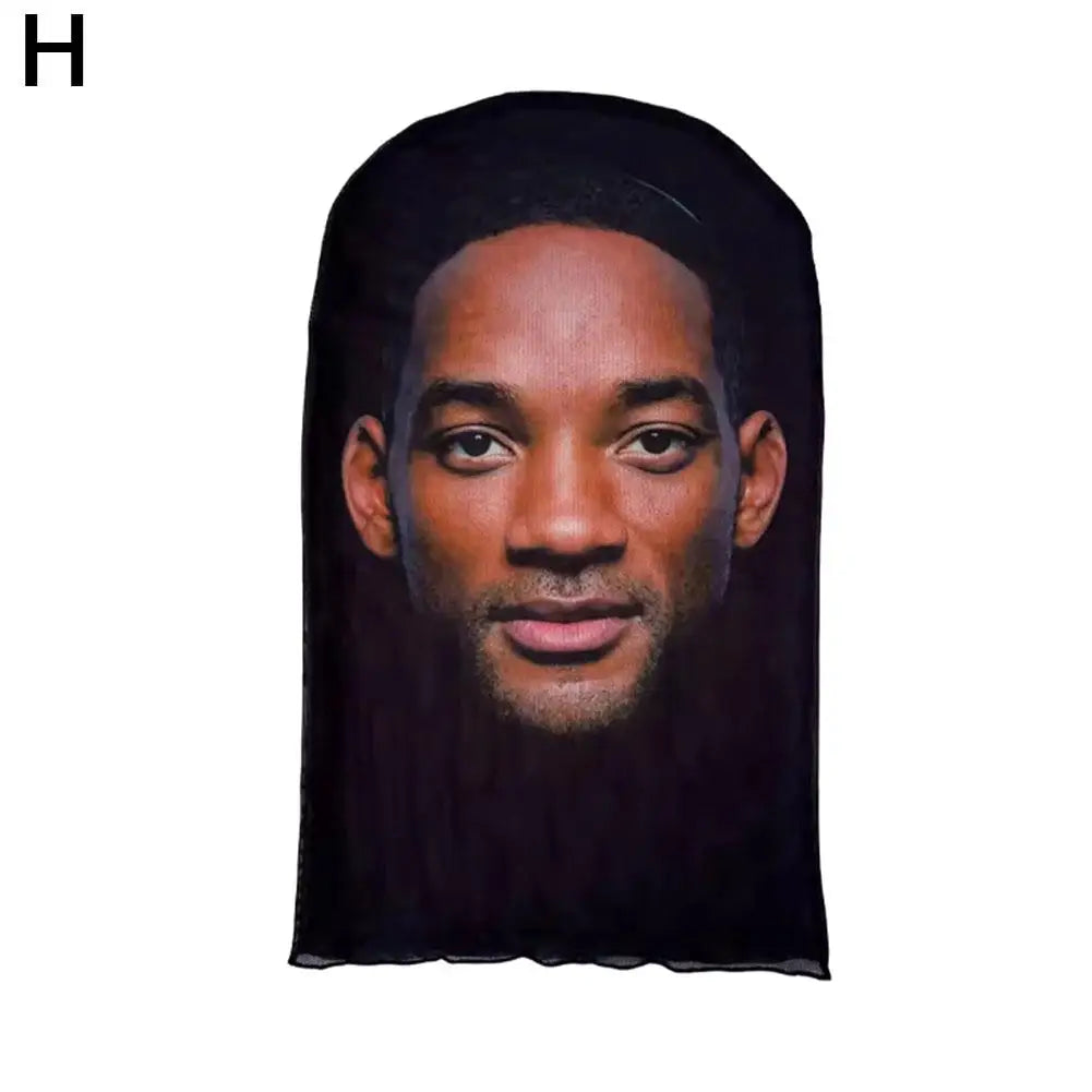 Breathable Mask 3D Printed Elastic Mesh Full Face Mask For Men Women Cosplay Headwear Funny Fashion Balaclava Hood Hat Props