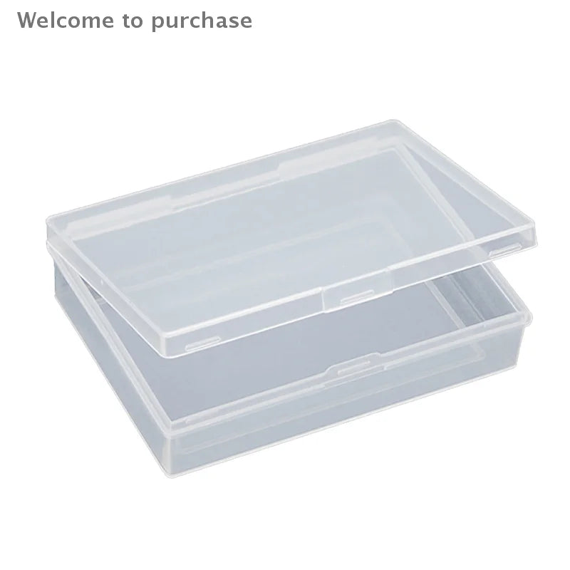 Plastic Box Playing Cards Container PP Storage Case Packing Poker Box Transparent Desktop Tape Stickers Box Art Tool Case
