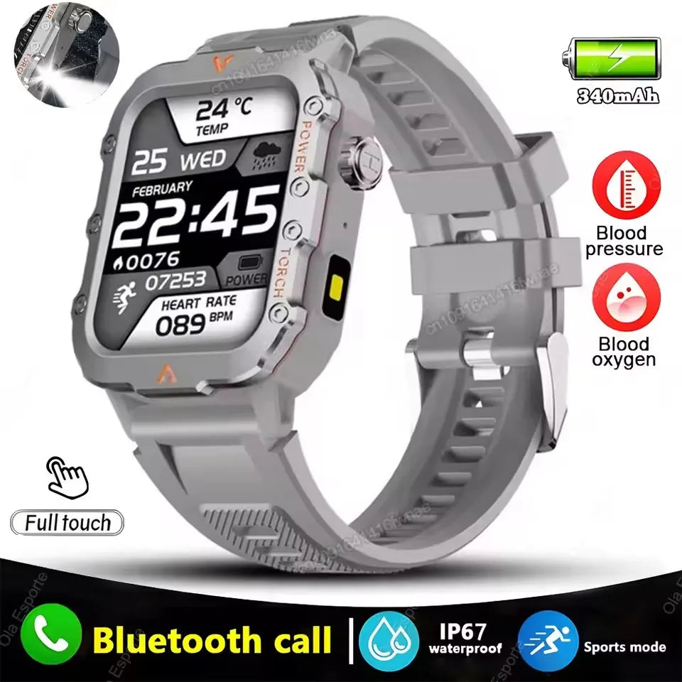 2025 Smartwatch Men Bluetooth Call Heart Rate Health Monitor AI Voice Waterproof Sport GPS Tracker Smart Watches For Android IOS