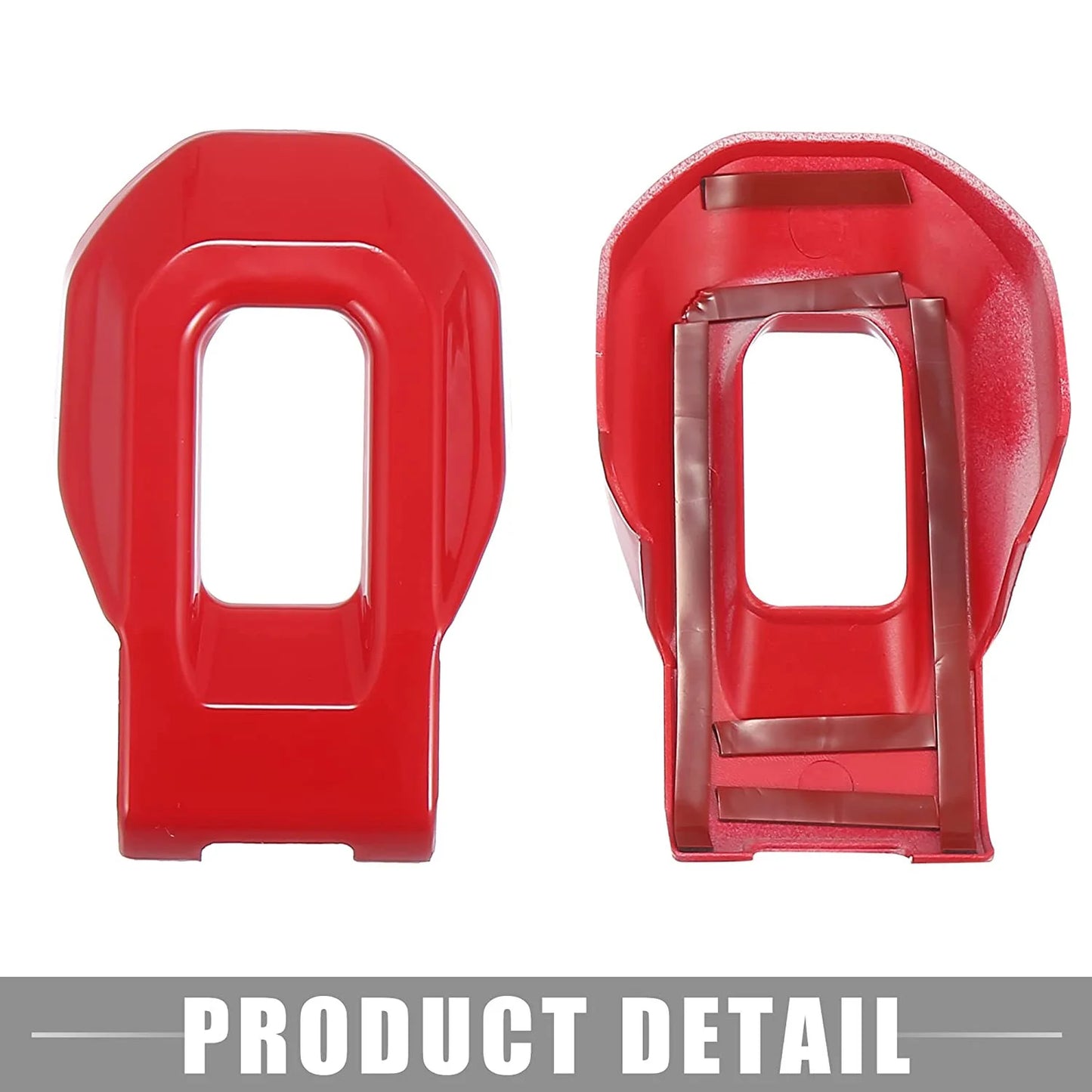Hood Lock Catch Latches Decoration Cover Trim for Jeep Wrangler JL Gladiator JT 2018-2023