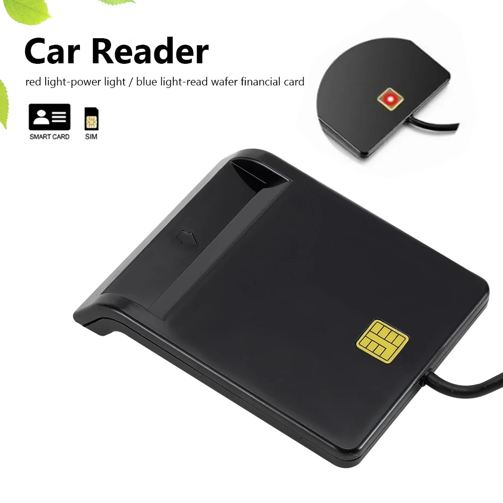 Stable Operation USB Smart Card Reader Reliable Simplicity for DNIE ATM CAC IC ID SIM Card Cloner Connector Windows