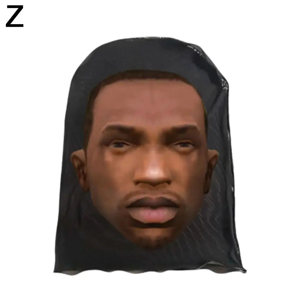 Breathable Mask 3D Printed Elastic Mesh Full Face Mask For Men Women Cosplay Headwear Funny Fashion Balaclava Hood Hat Props