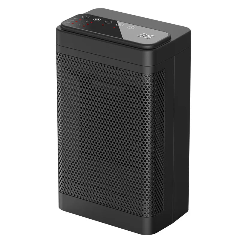 1500W Table PTC Fan Heater for Home Bedroom Office Remote Control Electric Heater Low Consumption Vertical Heating Fans