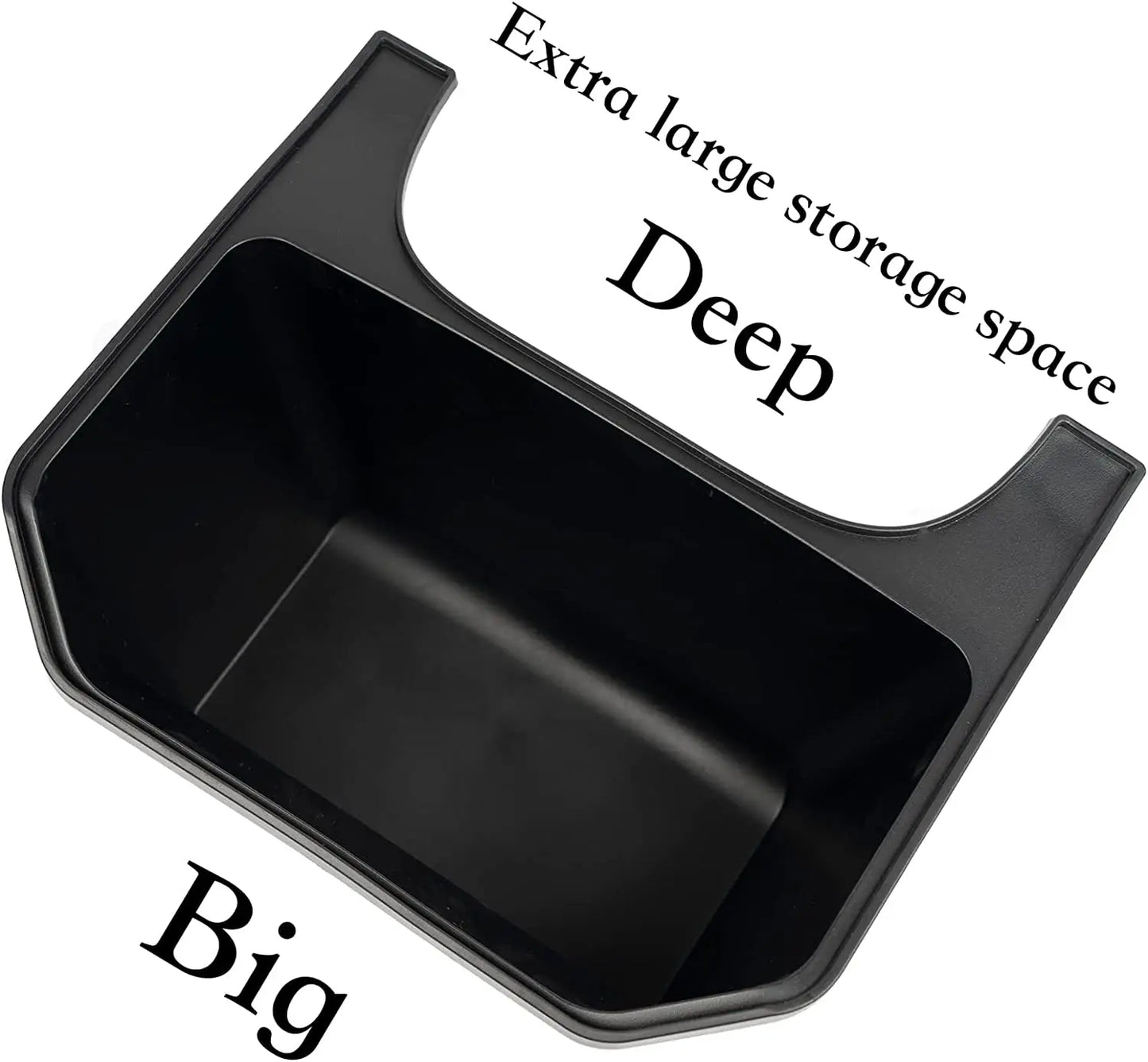 For Tesla Model Y New Rear Center Console TPE Storage Box 2024 2023 2022 Backseat Organizer Tray 2nd Row Container Trash Can