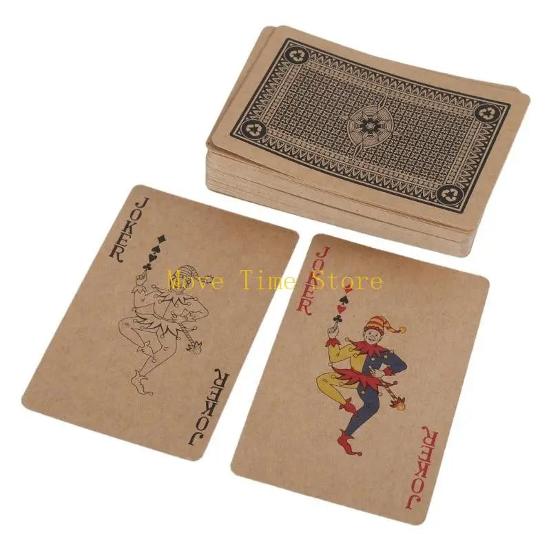 92ME 54 Sheet Classical Pattern Simple Packed Paper Playing Cards Deck Magical Tricks Tool Cool Tricks Card Game