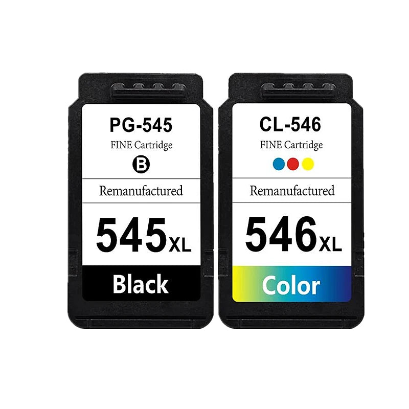 Compatible PG545 545XL 546XL Ink Cartridge Replacement For Canon 545 CL546 For Pixma MG3051 MG3052 MG3053 MX490 Printer