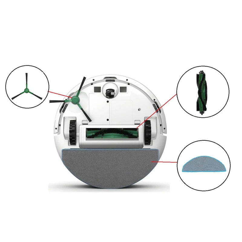 For iRobot Roomba Combo Essential / Vac Essential Robot Vacuum Cleaner Parts Main Side Brush HEPA Filter Mop Accessories