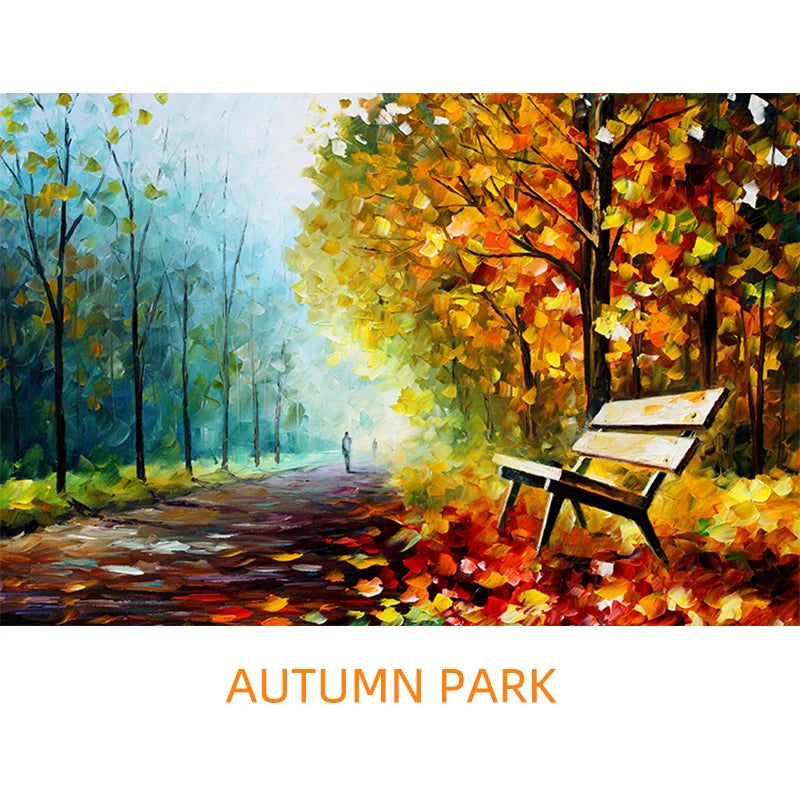150PCS Mini Test Tube Jigsaw Puzzles Park in Autumn Decompression Toy Fridget Puzzle Game Family Decoration