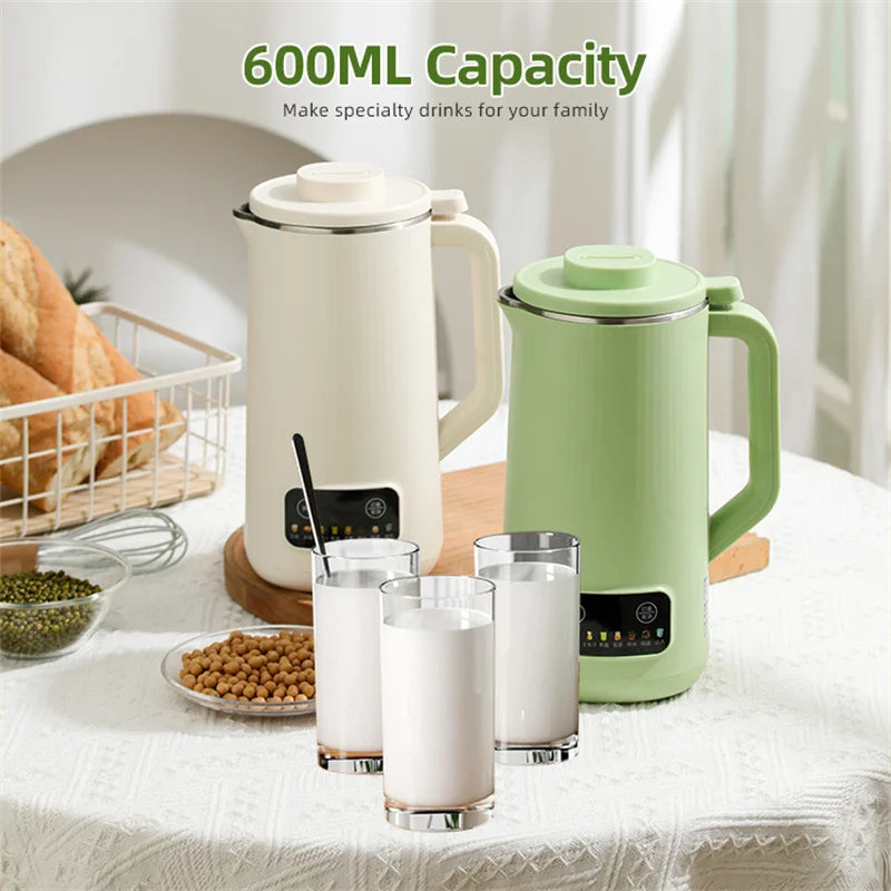 800ml US/EU/UK Soy Milk Machine 110V/220V Multifunctional ElectJric Juicer Maker 10 Blades with 12H Timer Auto-clean