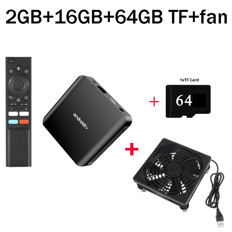 TV Box Android 14 8K TV98 ATV Plus Allwinner H313 Quad Core 5G Dual Wifi BT5.0 Support Smart Voice control Player 4K Set Top Box
