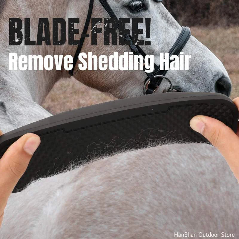 6 in 1 Horse Grooming Brush Shedding Massage Scrub Sweat Cleaning Scrubber Cow Detangling Cleaning Kit Horses Flea Tick Removal