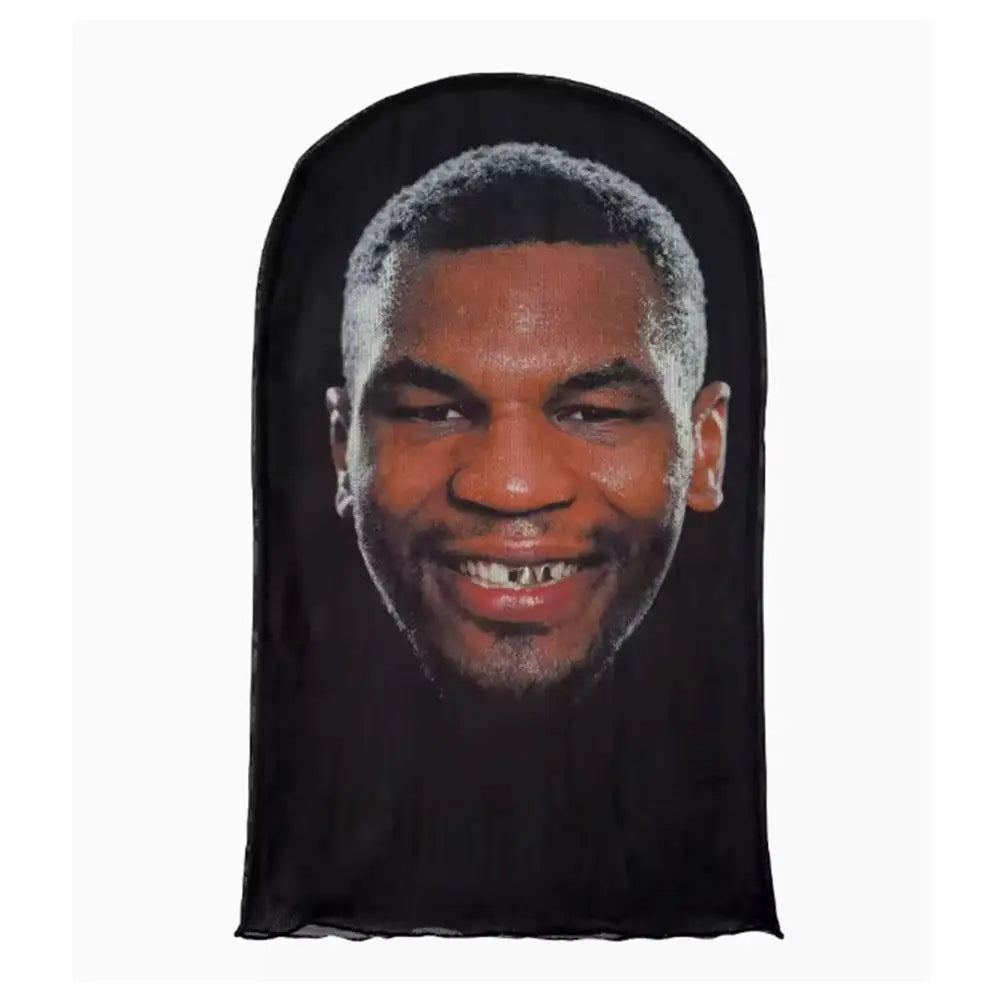 Creative 3D Printed Kanye Mask Elastic Mesh Full Face Mask Novelty Supplies Party Cosplay Props Cosplay Headwear For Men Women