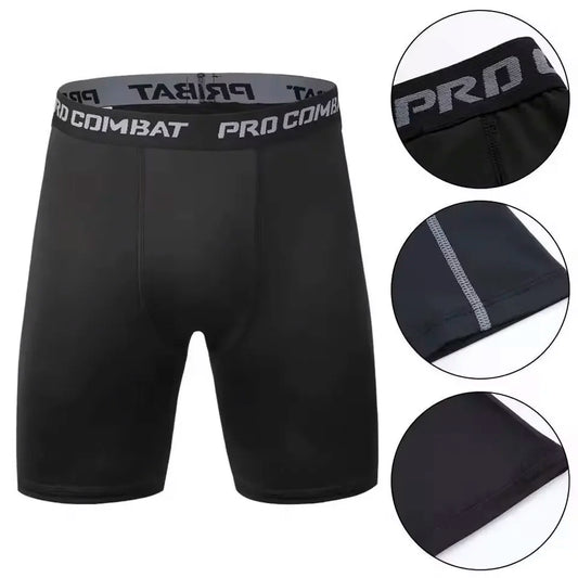 Basketball tight shorts, five-point American men's sports, running fitness, quick-drying track and field training