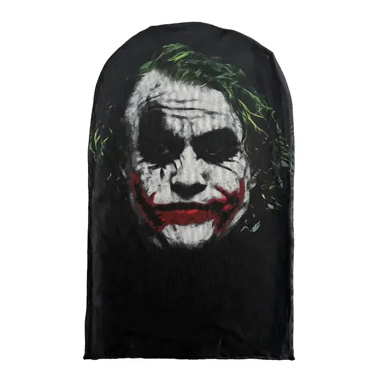 Creative 3d Printed Full Face Mask Head Fit Elastic See-through Mask For Men Women Idea For Anti-facial Cosplay Headdress