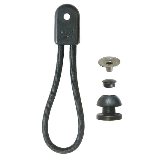 6 or 10 Sets UV Resistant Stayput Shock Cord Loop Bungee Clip Pull Tie Down Tarp Canvas Knobs for Marine Truck Car RV Boat Cover