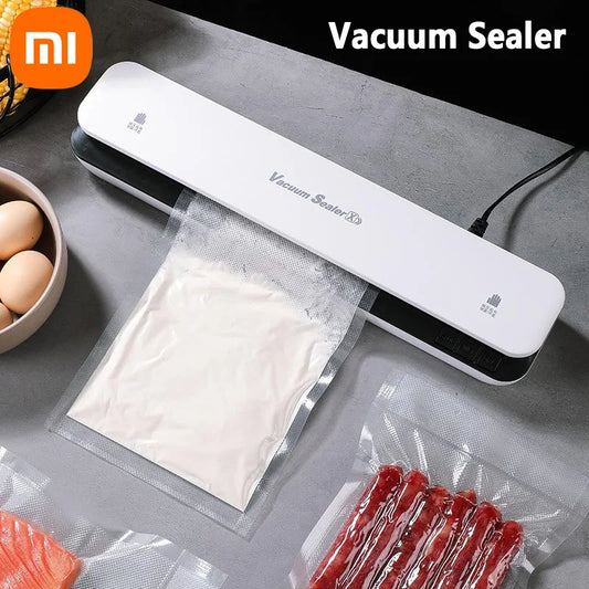 Xiaomi Vacuum Sealing Machine with 30cm Sealing Dry Moist Oily Powder 4 in 1 Household Sealing Machine for Food Preservation