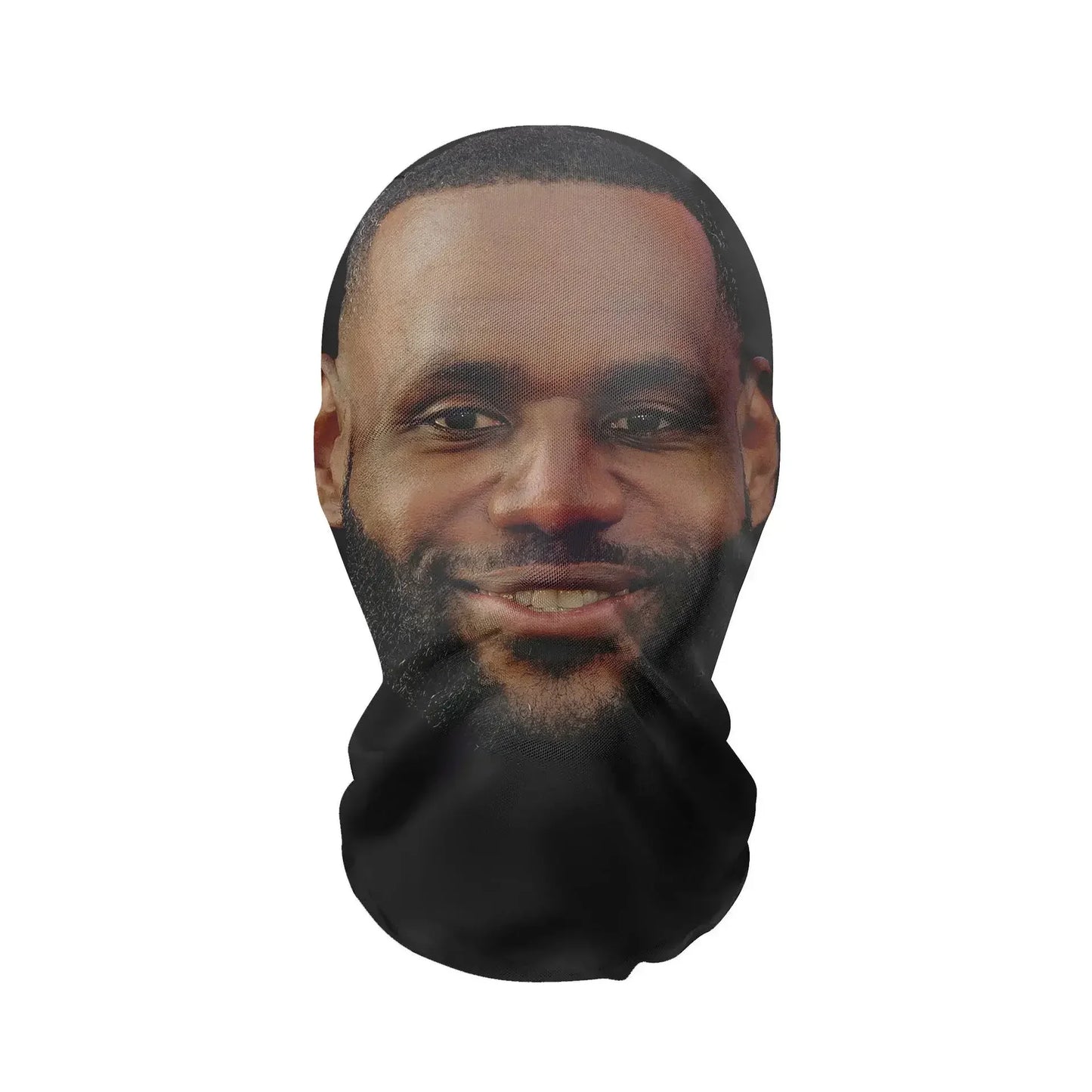 Creative 3d Printed Full Face Mask Head Fit Elastic See-through Mask For Men Women Idea For Anti-facial Cosplay Headdress